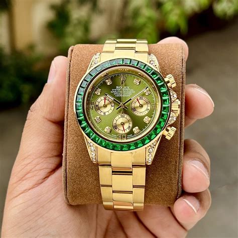 rolex emerald color